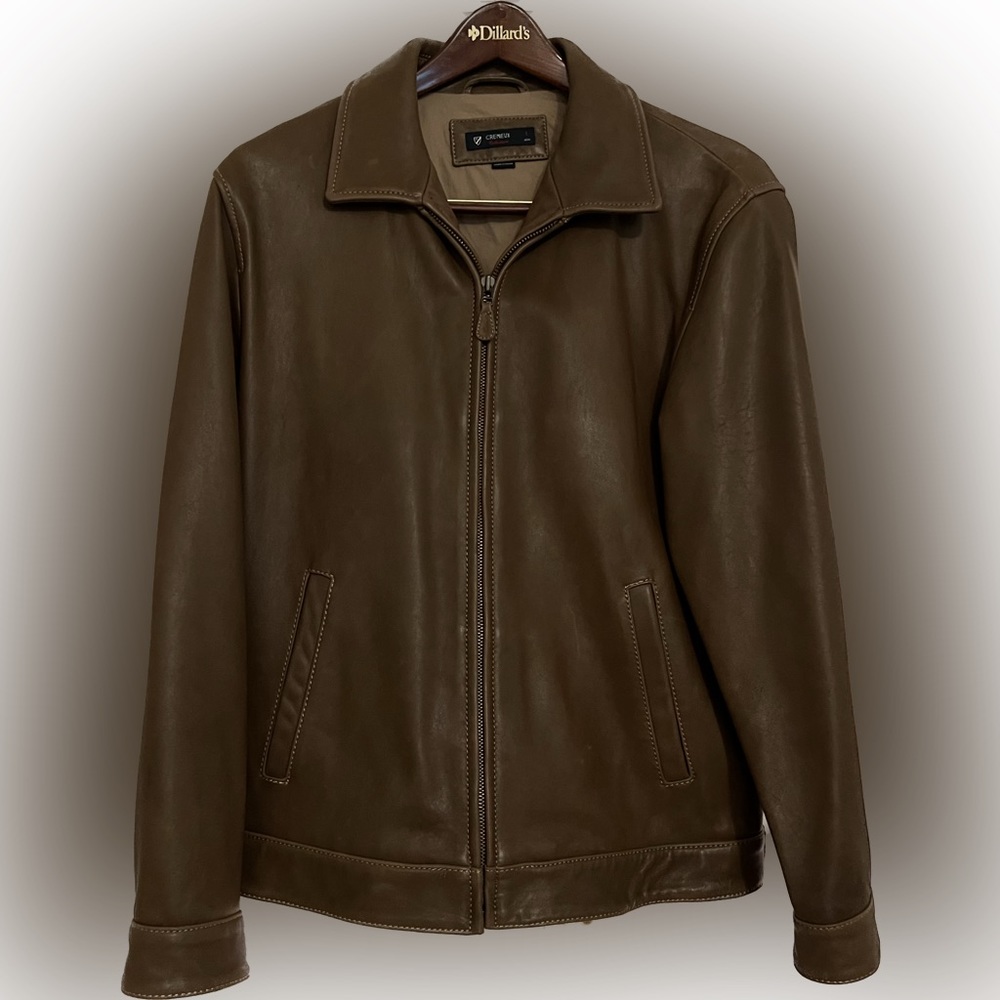 Men’s Leather Brown Jacket
